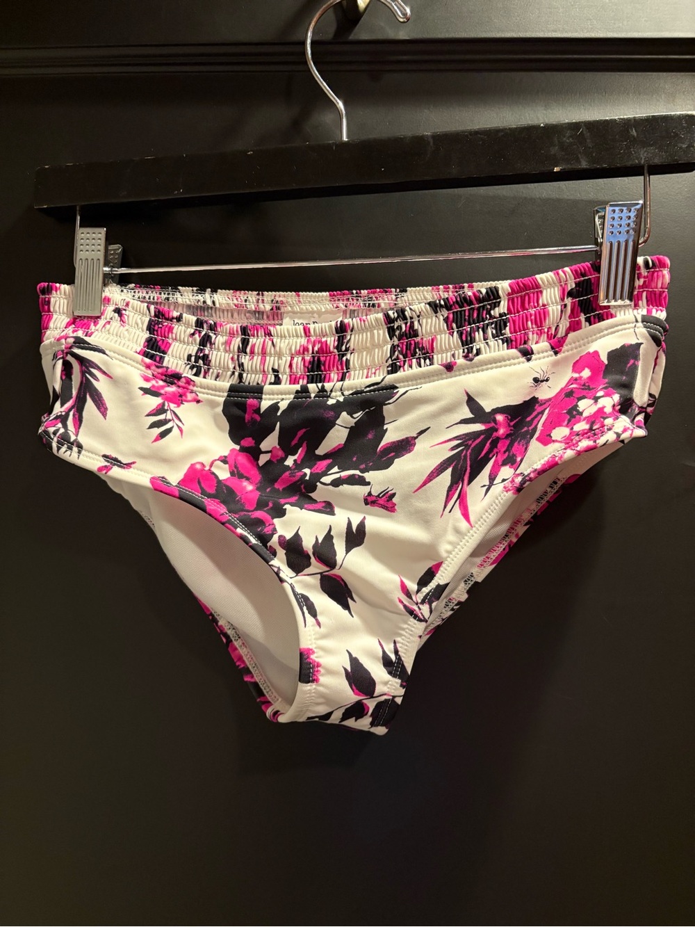 Floral Bikini Bottoms gothic pink Black spider Jean Paul Gaultier Target small